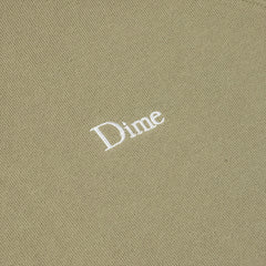Dime Classic Small Logo Hoodie - Military Olive