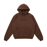 Dime Classic Logo Hoodie - Dark Brown