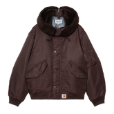 Carhartt WIP Hooded Oltera Bomber - Palisander/Angelite