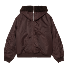 Carhartt WIP Hooded Oltera Bomber - Palisander/Angelite