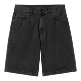Carhartt WIP Landon Short - Black Stone Washed