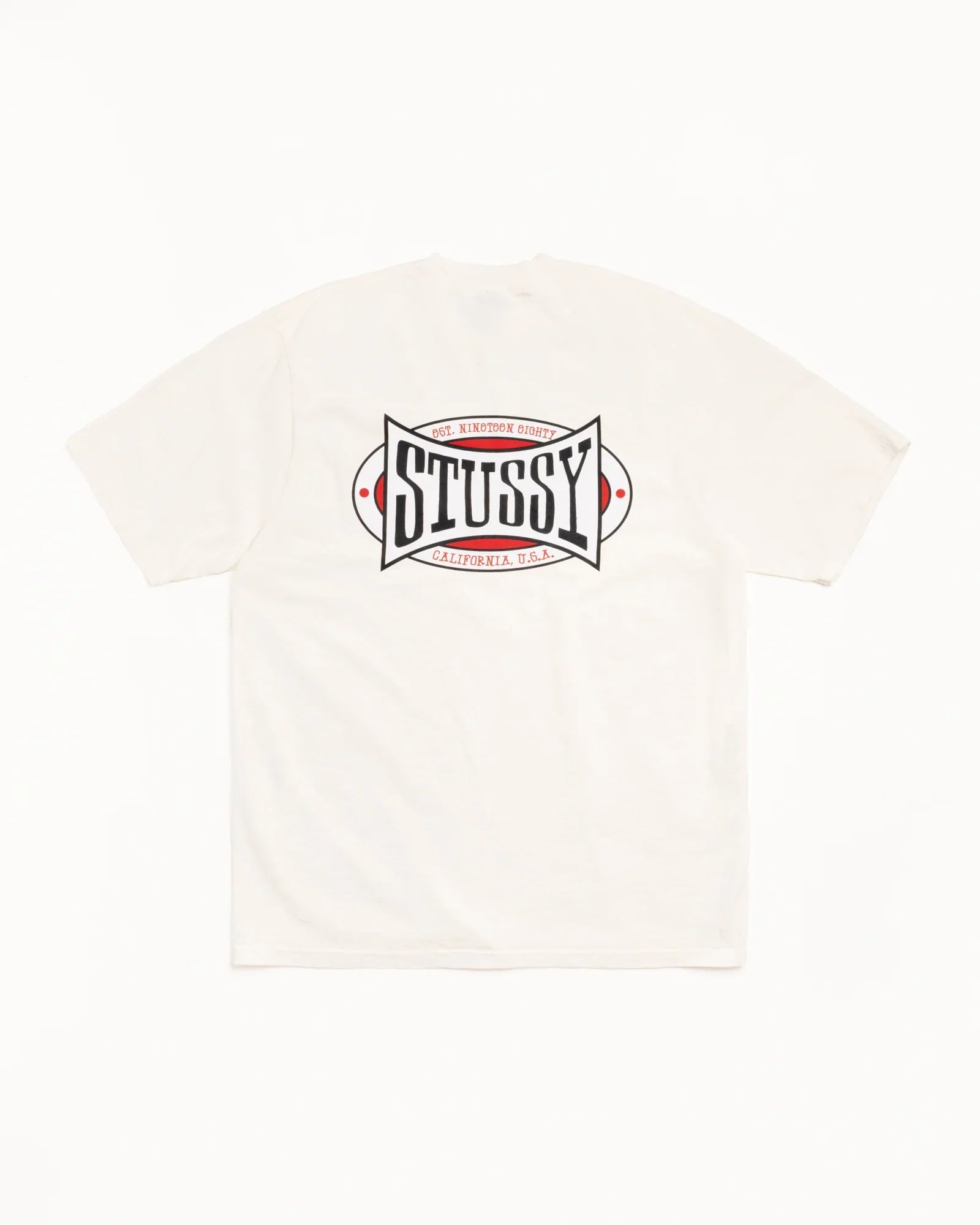 Stussy Champion Oval Pigment Dyed Tee - Natural