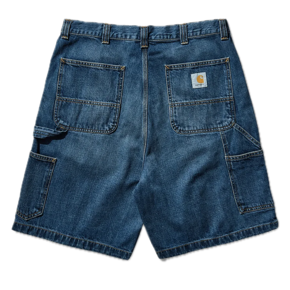 Carhartt WIP OG Single Knee Short - Blue Dark Used Wash