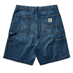 Carhartt WIP OG Single Knee Short - Blue Dark Used Wash