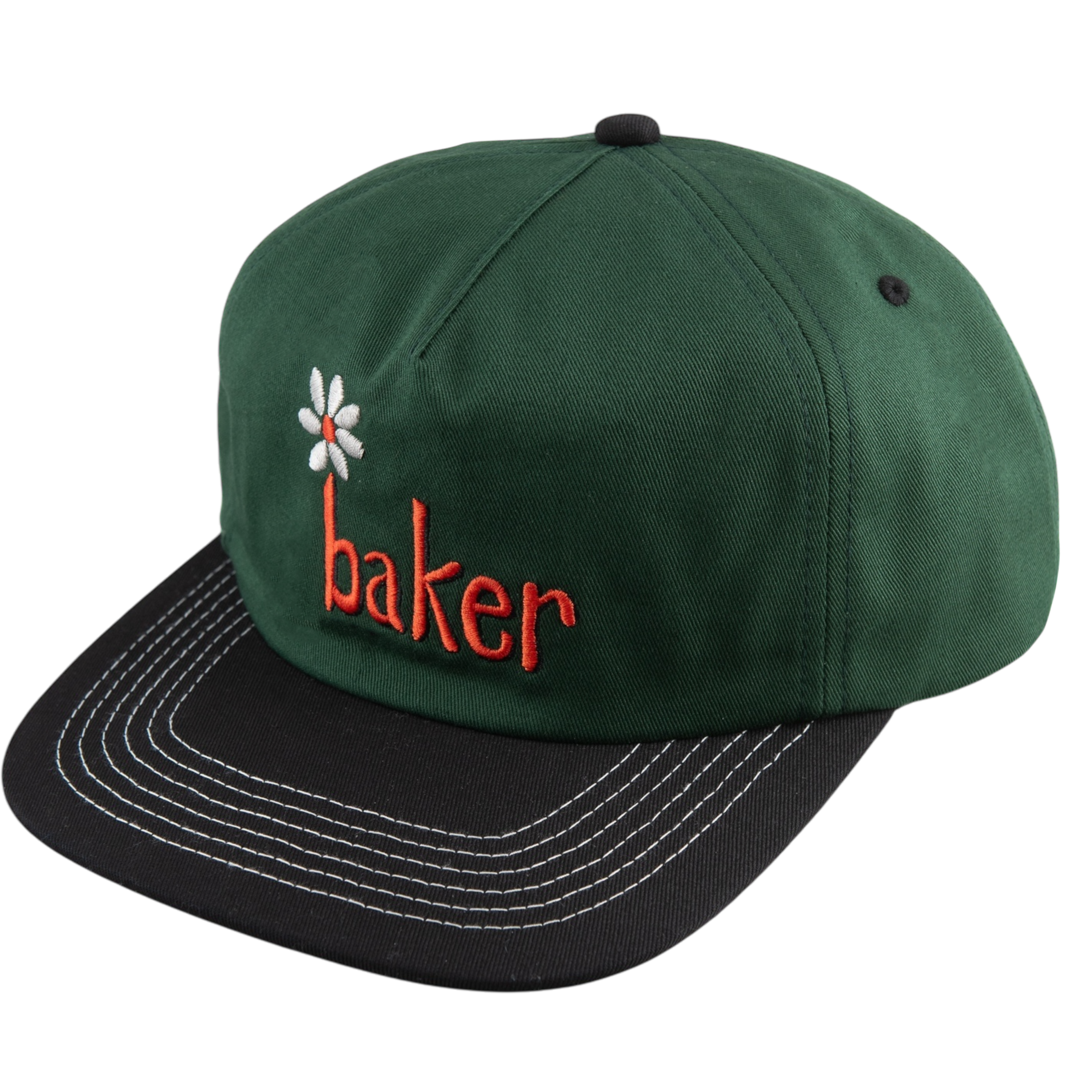 Baker Daisy Snapback - Green/Black
