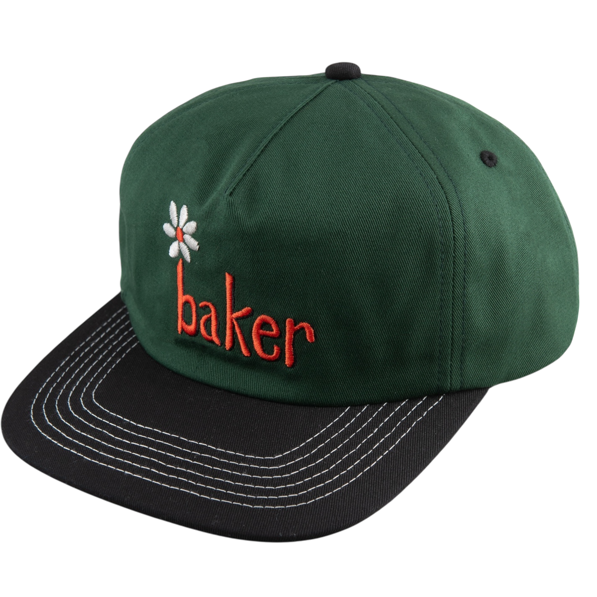 Baker Daisy Snapback - Green/Black
