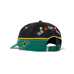 Butter Goods Dub 6 Panel Cap - Black/Green
