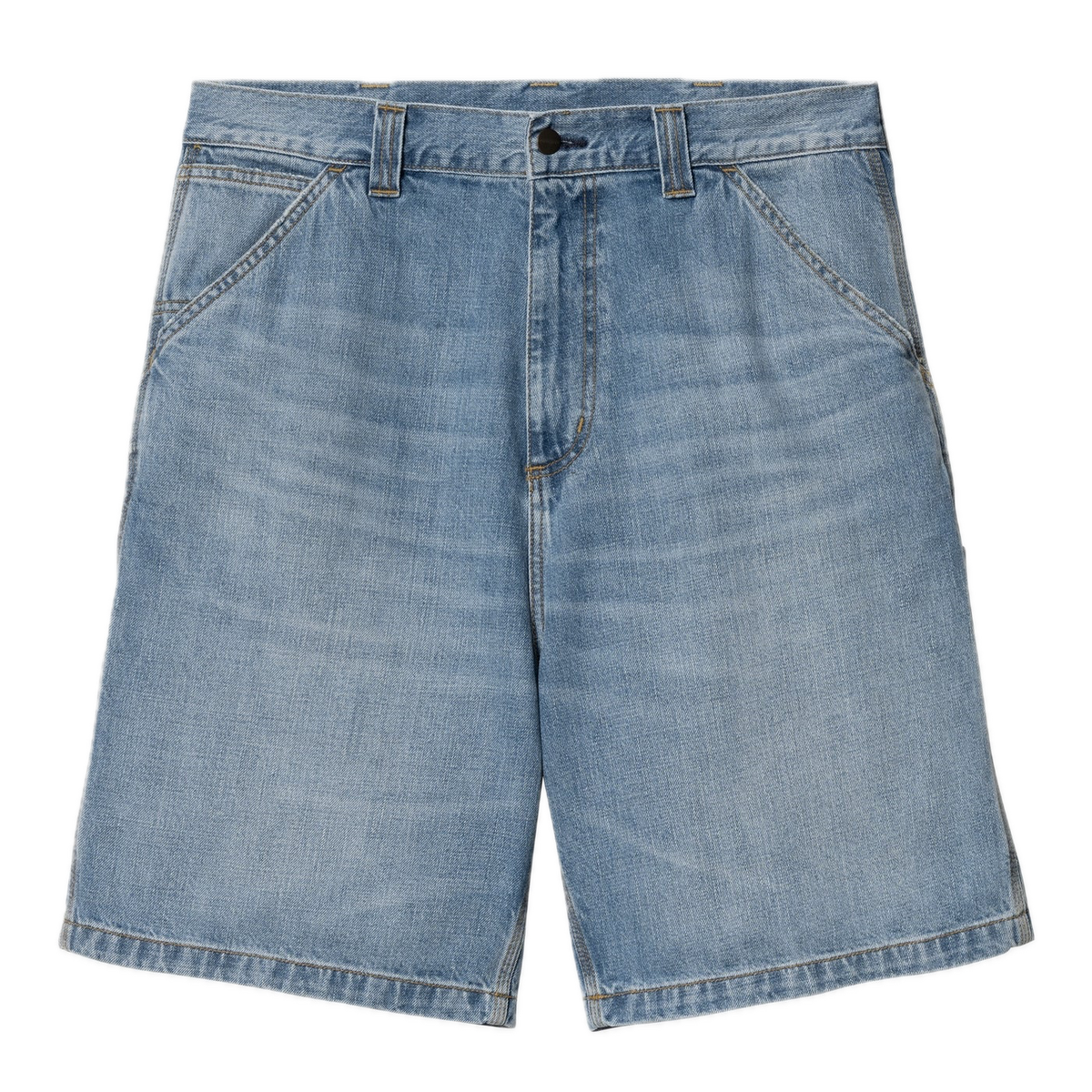 Carhartt WIP Single Knee Short - Blue Burst Washed