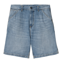Carhartt WIP Single Knee Short - Blue Burst Washed