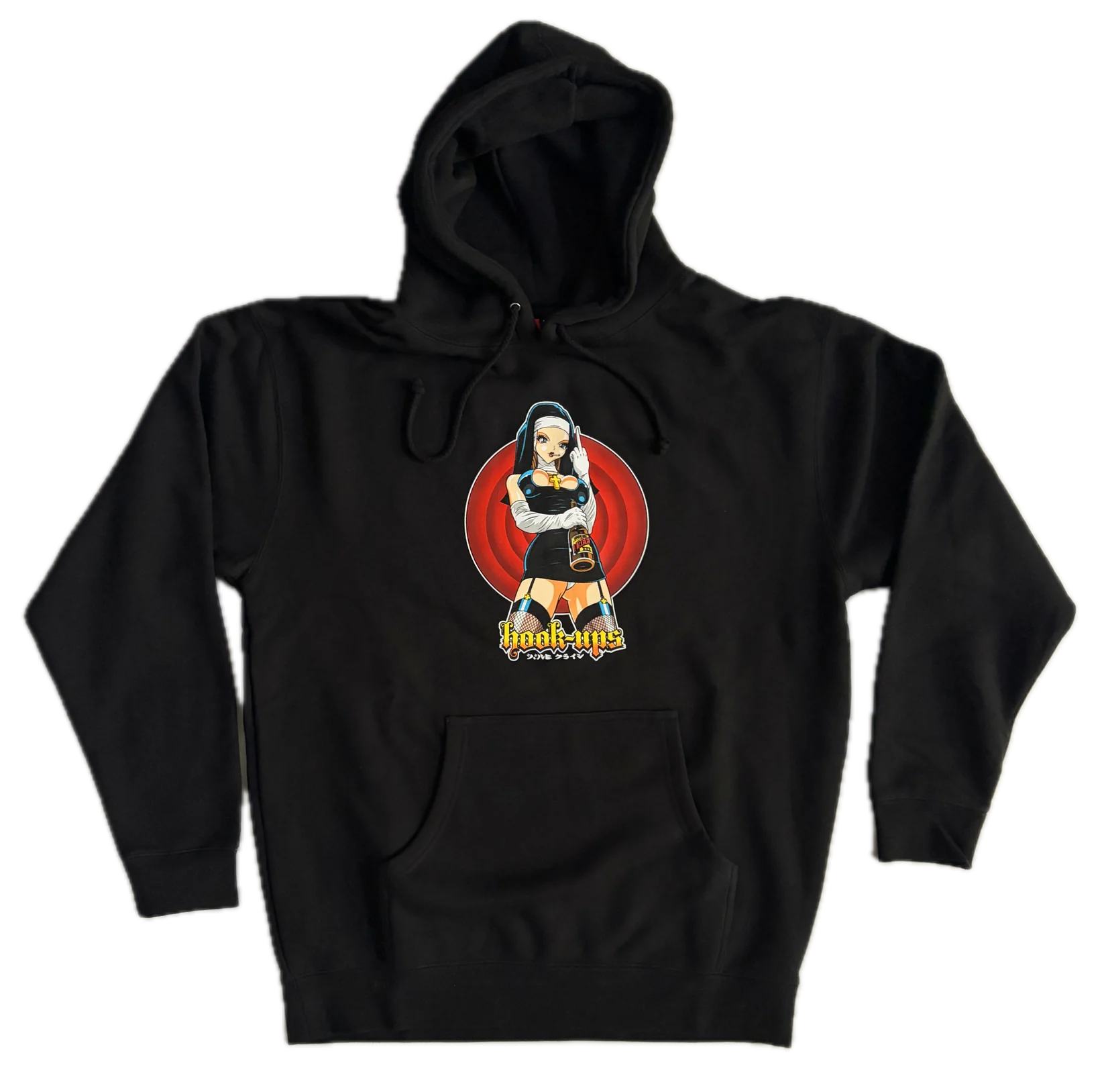 Hook-Ups Evil Nun Hoodie - Black