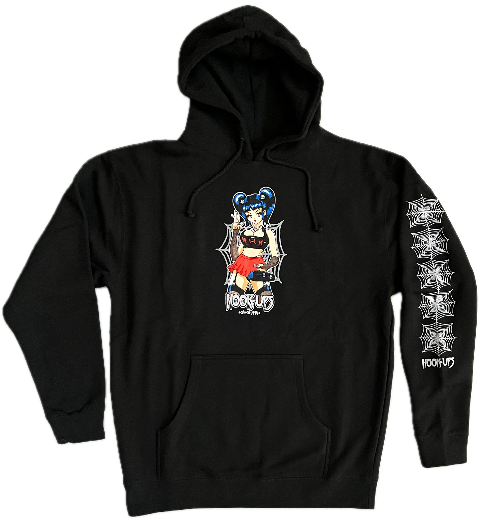 Hook-Ups Raven Hoodie - Black