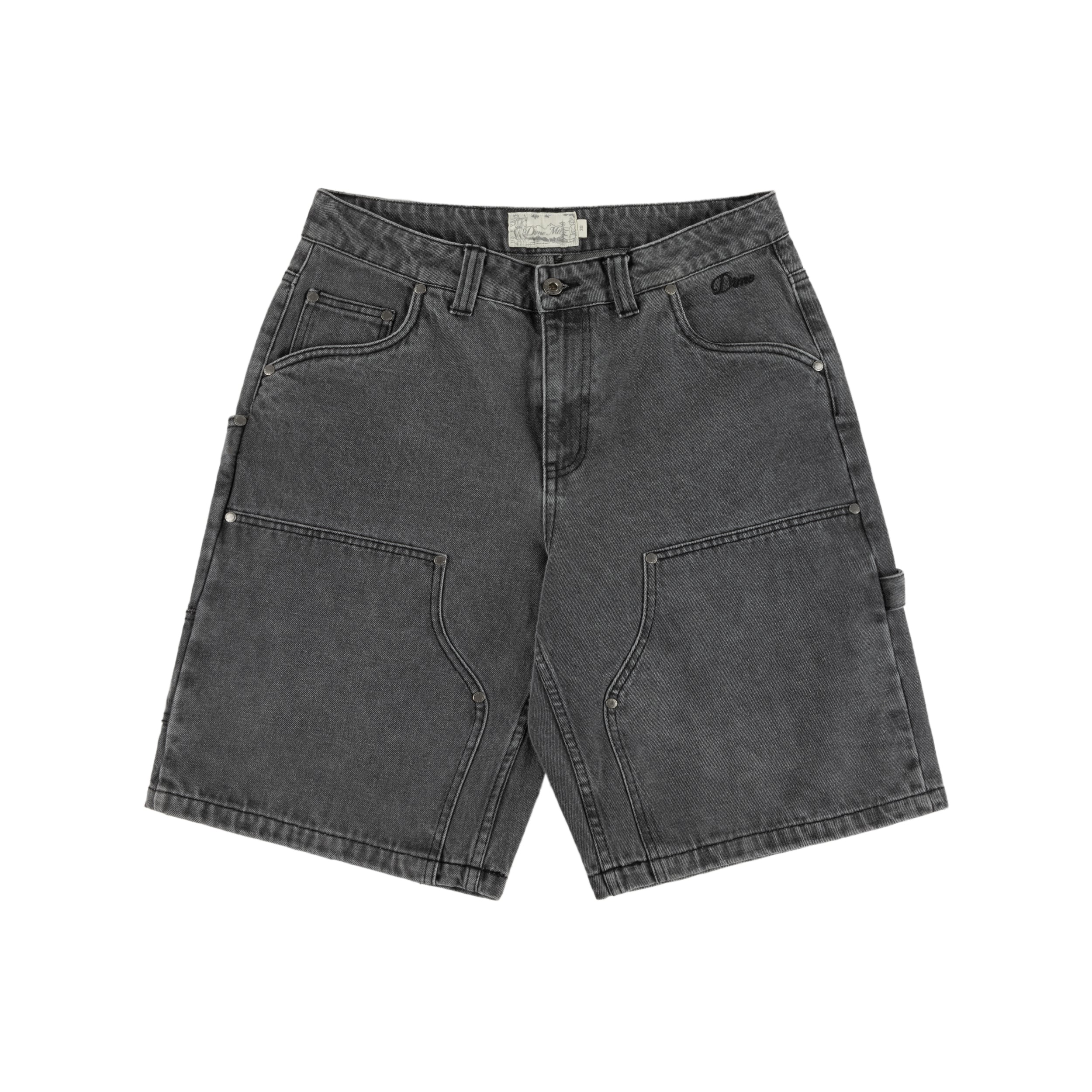 Dime Carpenter Denim Shorts - Faded Black