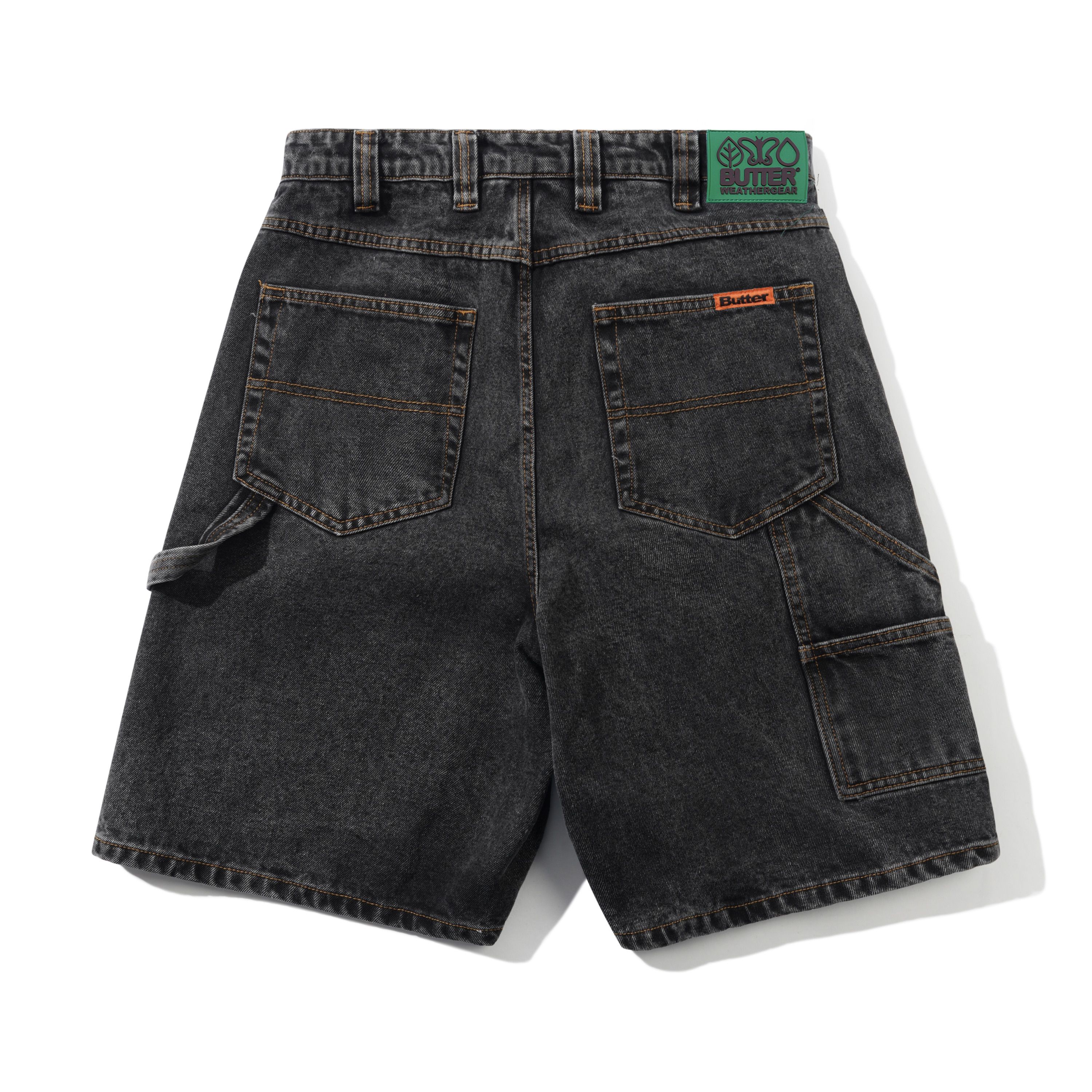 Butter Goods Weathergear Heavy Weight Denim Shorts - Gun Metal