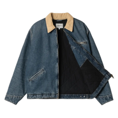 Carhartt WIP OG Detroit Jacket - Blue/Dusty Hamilton Brown (Worn Used Wash)