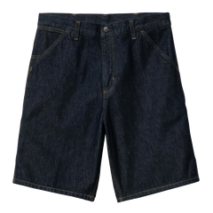 Carhartt WIP Single Knee Short - Blue Rinsed