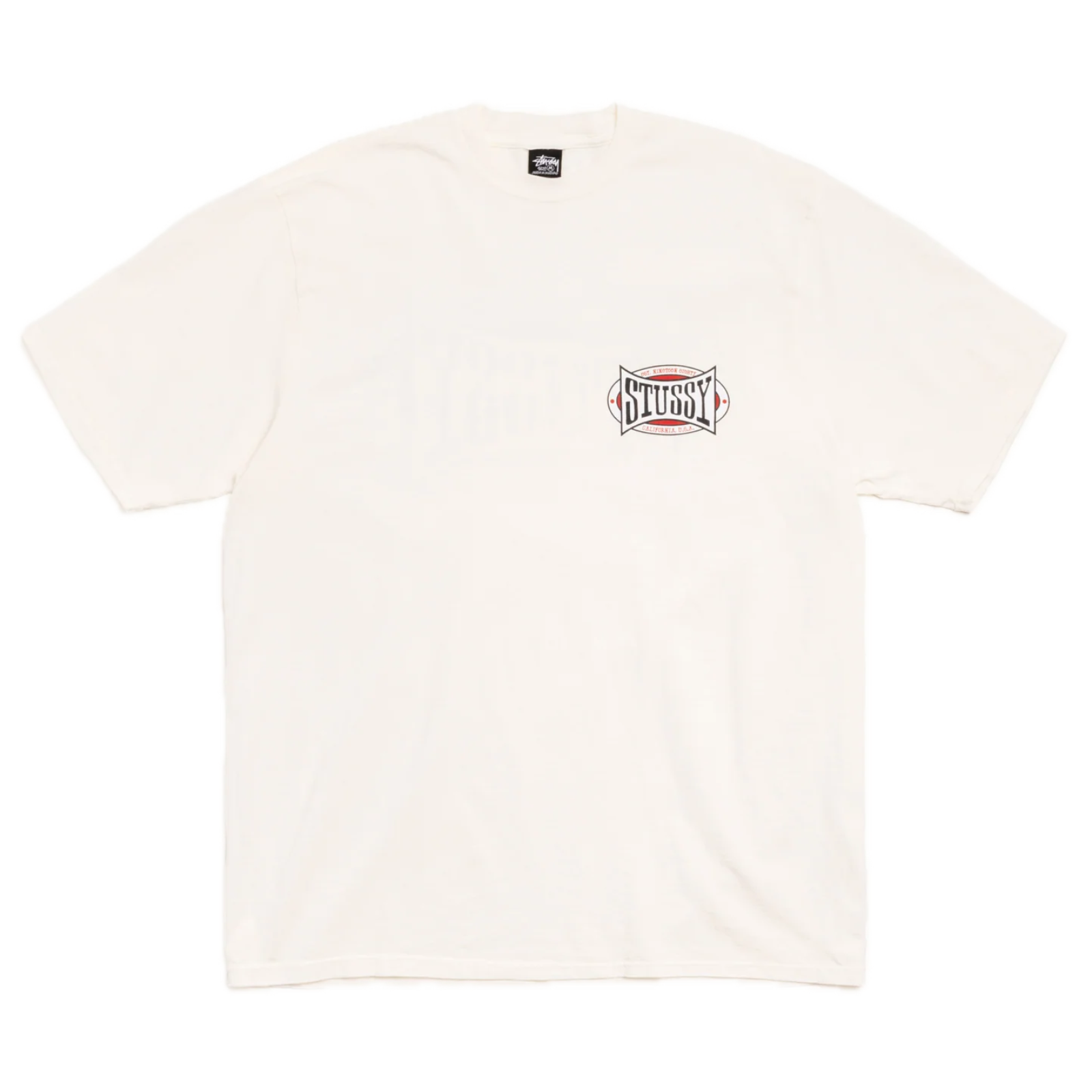 Stussy Champion Oval Pigment Dyed Tee - Natural